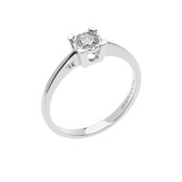 Ring Comete Woman Solitario Momenti in Gold Diamante ANB2603